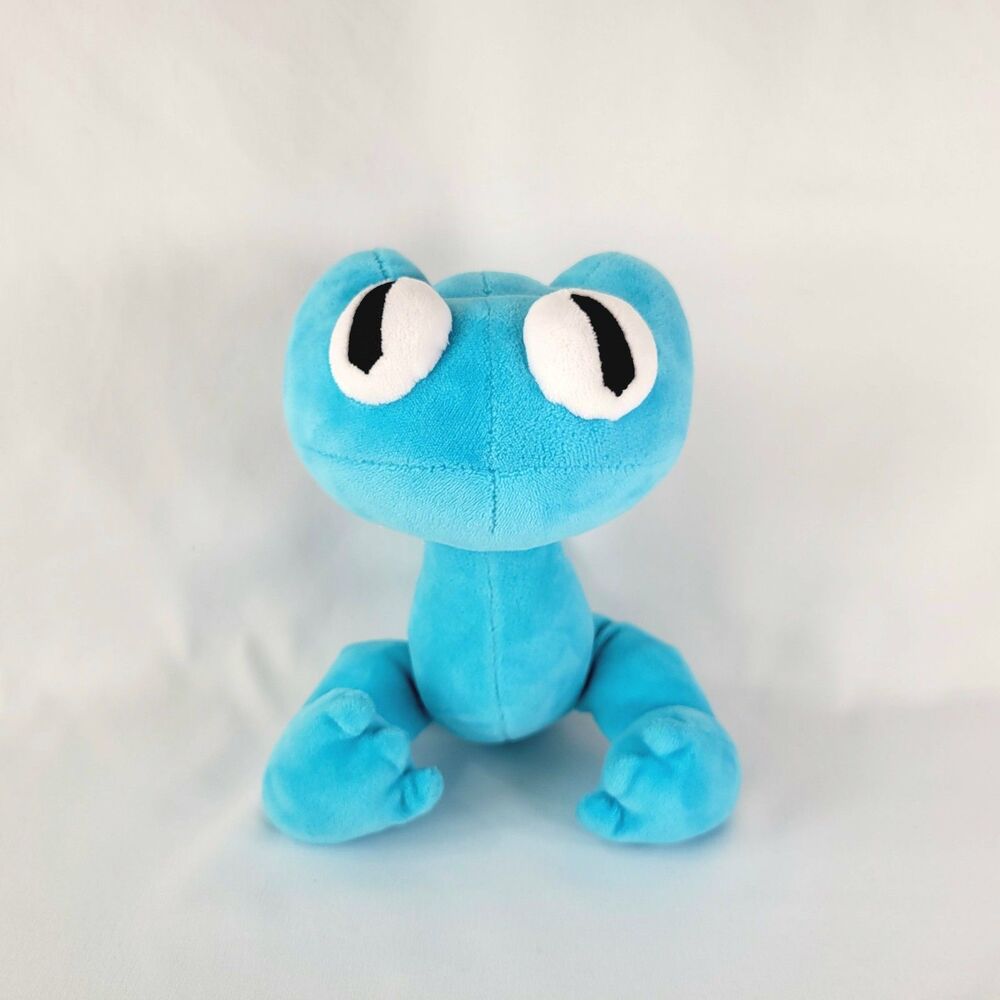 Rainbow Friends Cyan Blue Plush 6" Stuffed Animal Roblox Gamer Toy